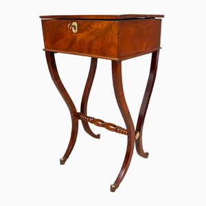 Antiker Biedermeier Nähtisch, 1890er