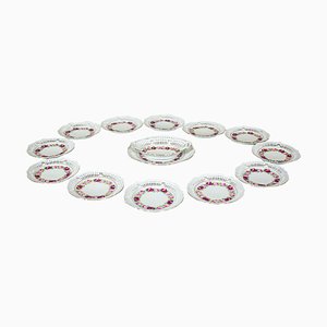 Dessert Plates from Schwarzenhammer Bavaria, 1984, Set of 14