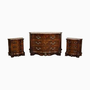 Vintage Walnut Dresser, 1950s
