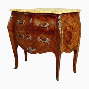 Neo-Rococco Inlaid Dresser Veneered with Mahogany, 1930