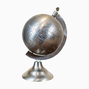 Vintage Decorative Metal Globe, 1950s