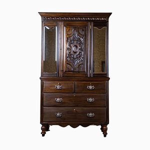 Scandinavian Walnut Buffet, 1930s