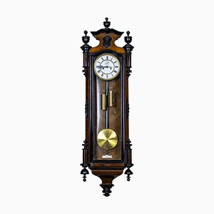Wall Clock with Brass from Fortuna Freiburg, 1885