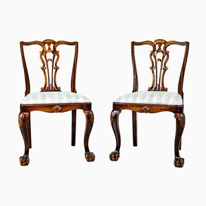 Set of Vintage Chairs Veneered with Walnut, 1950s