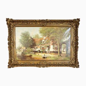 H. Veeninga, Paesaggio, Inizio XX secolo, Dipinto ad olio su tela