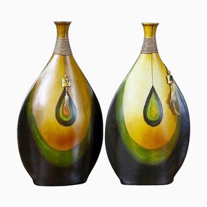 Vasi africani della fine del XX secolo, anni '50, set di 2