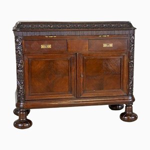 Early-20th Century Oak Commode in Brown with Drawers, 1930s
