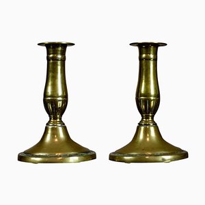 Brass Candleholders, 1939, Set of 2