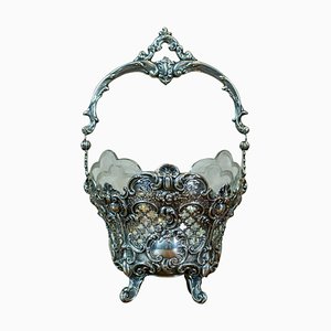 20th Century Silver Basket, 1930s