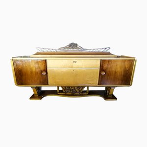 Enfilade Style Art Déco en Bois Bicolore, Italie, 1920s