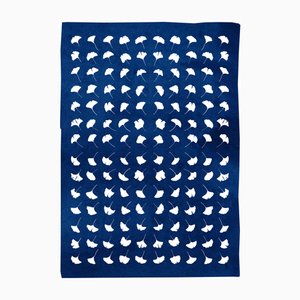 Kind of Cyan, Gingko Leaf Explosion, 2024, Cyanotype
