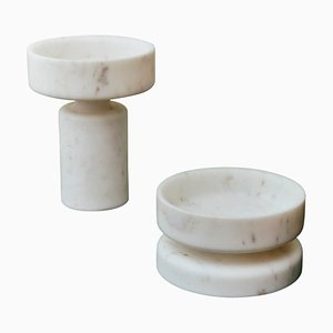 Mangiarotti Marmorvase von Angelo Mangiarotti