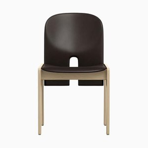 Scarpa 121 Stuhl aus Holz & Leder von Afra & Tobia Scarpa, 1965