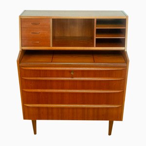 Dänischer Sekretär oder Frisiertisch aus Teak, 1960er
