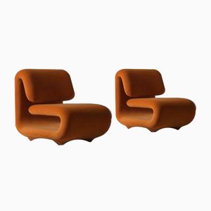 Sillones serie 1500 de Etienne Henri Martin, Francia, años 60
