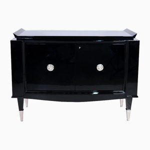 Aparador Art Déco negro, años 40