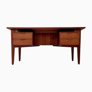 Danish Teak Desk by Henning Jorgensen for Fredericia Denmark, 1960s