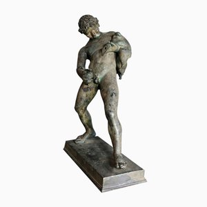After Sabatino de Angelis, Faun Sculpture, 19th Century, Bronze