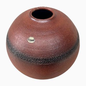 Mid-Century Shigaraki Ikebana Flower Vase, 1970s