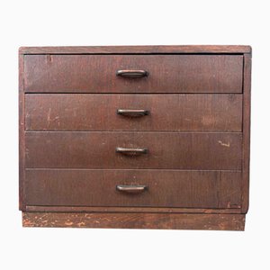 Armoire à Tiroirs d'Archive en Bois, 1930s