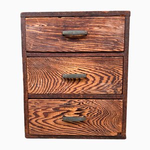 Antique Japanese Wooden Chest of Drawers, 1890s