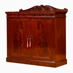 Englisches William IV Chiffonier Sideboard aus Mahagoni, 1830