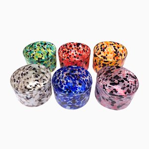 Multicolored Murano Glass Glasses from YourMurano, Set of 6