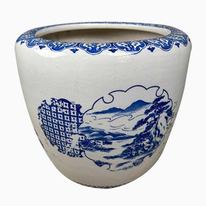 Japanese Porcelain Hibachi, 1930s