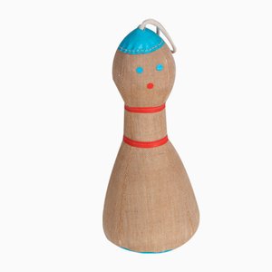 Jute and Leather Toy by Renate Müller for H. Josef Leven Kg, Germany, 1960s