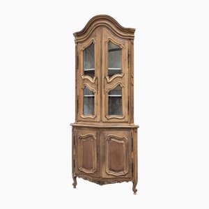 Handcrafted Walnut Corner Unit, 1950s