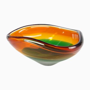 Polychrome Glass Bowl Murano, 1960s