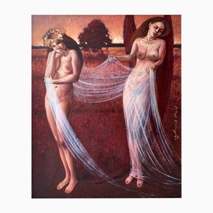 Katarzyna Szydłowska, Ohne Titel, Öl auf Leinwand, 2002