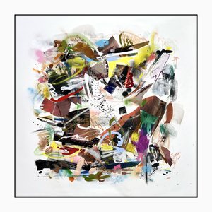 Maria Esmar, Untitled, Collage on Canvas