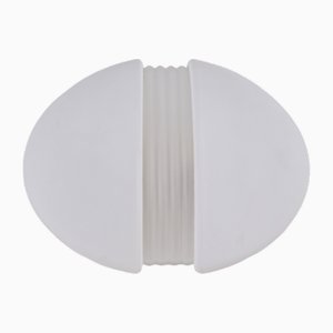 Vintage Micron Ceiling Lamp in Milk Glass, 1980s