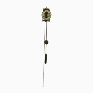 Wall Clock Skeleton Pendulum Clock from Hermle, 1960s
