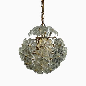 Flowers Hängelampe aus Muranoglas von Christoph Palme, 1960er