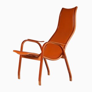 Kurva Lounge Chair by Yngve Ekström Swedese, Sweden, 1950s