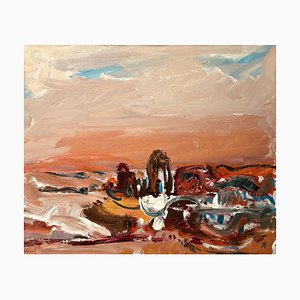 Jean Krillé, Paesaggio n. 86, Olio su tela