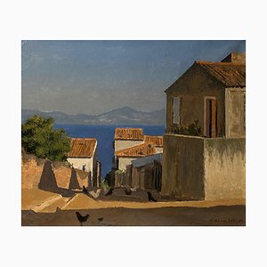 Maurice Blanchet, Sicilia, óleo sobre lienzo, años 50