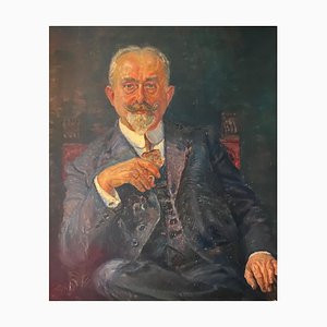 Hannes Fritz-München, Nonno, Olio su tela, 1927