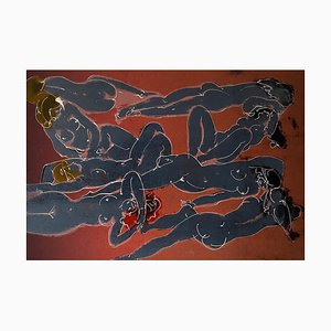 Hans Erni, Nudes 2, 1960, Litografia