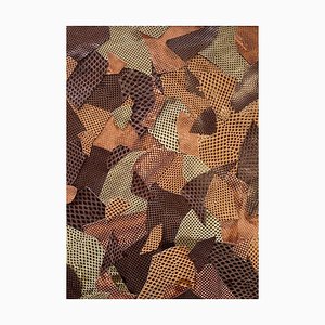Gilbert Albert, Snake Collage, 2016, Pelle