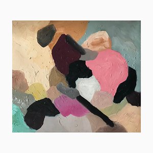 Franz Stirnimann, Composition, Oil on Canvas