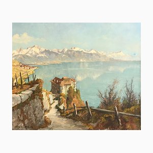 Joseph G. Muller, Castle View, Oil on Canvas