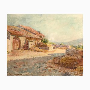 Albert Charpentier, Corsinge, Ginebra, óleo sobre lienzo, 1926