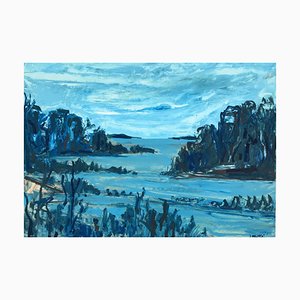Jean Krillé, Tableau No. 57, Oil on Wood, 1970s