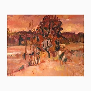 Jean Krillé, Tableau Nr. 75, Öl auf Holz, 1988