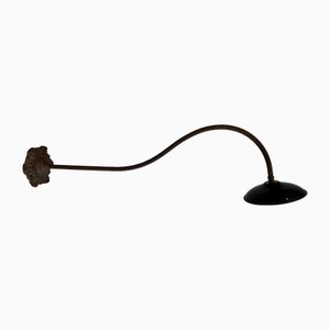 Emaillierte Industrielle Außenwandlampe, 1920er