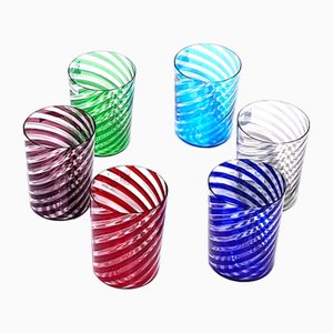 Artisan Glasses in Murano Glass from YourMurano, Set of 6