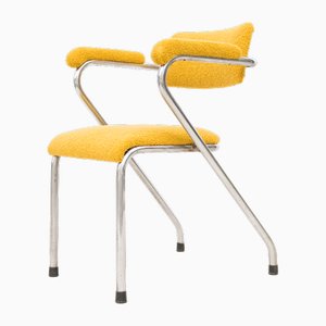 Velvet Desk Chair, 1970s